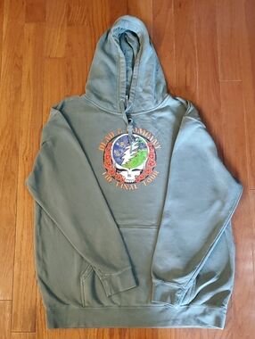 Dead & Company The Final Tour 2023 Hoodie Green SIZE XL UNISEX EUC